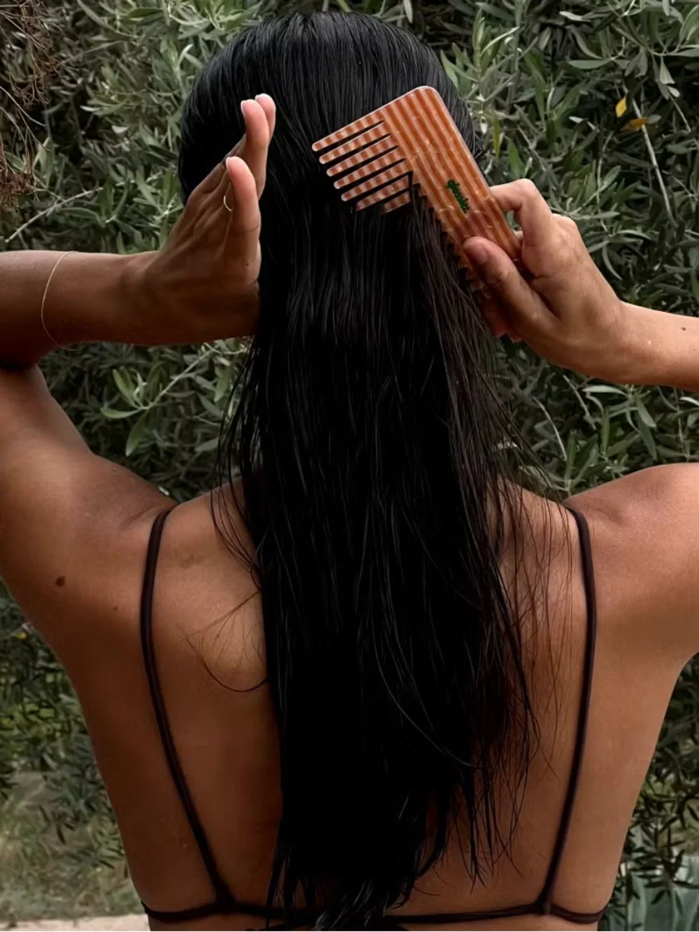 Limited Edition Glossier Summer Collection Hair Comb with Case